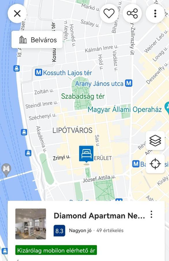 Diamond Apartman Near To Basilica Budapest Exteriör bild